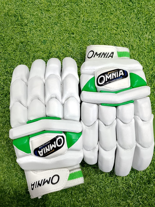 Omnia Special Edition Batting Gloves - Green / White