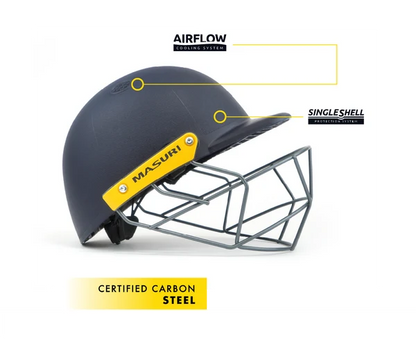 MASURI C-LINE STEEL JUNIOR CRICKET HELMET