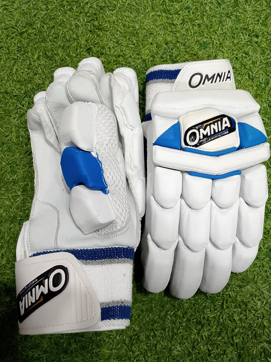 Omnia Batting Gloves - White / Blue