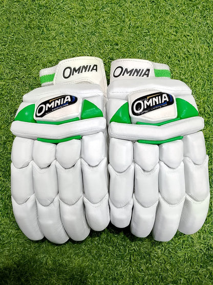 Omnia Special Edition Batting Gloves - Green / White