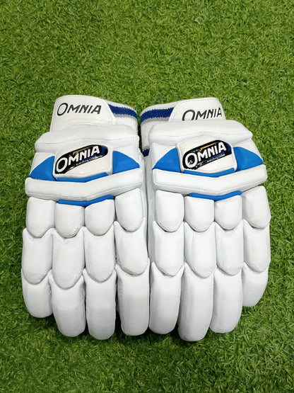 Omnia Batting Gloves - White / Blue